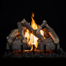 Load image into Gallery viewer, 24" Blue Pine Split Charred Vented Gas Logs