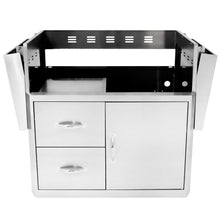 Load image into Gallery viewer, 34" Blaze 3 Burner Professional Grill Cart