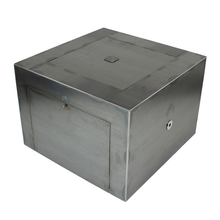 Load image into Gallery viewer, 30" Square Cor-Ten Steel Fire Pit with Hidden LP Tank
