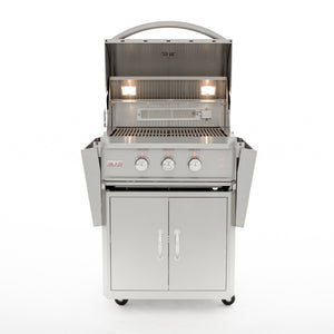 27" Blaze 2 Burner Professional Grill Cart