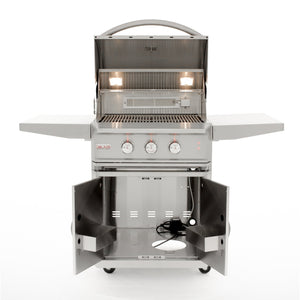 27" Blaze 2 Burner Professional Grill Cart