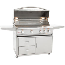 Load image into Gallery viewer, 44" Blaze 4 Burner Professional Grill Cart
