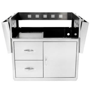 34" Blaze 3 Burner Professional Grill Cart