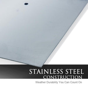 18" Square Stainless Steel Pan