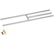 Load image into Gallery viewer, 36" x 12" Rectangular Stainless Steel Drop-In Pan with Spark Ignition Kit - Natural Gas
